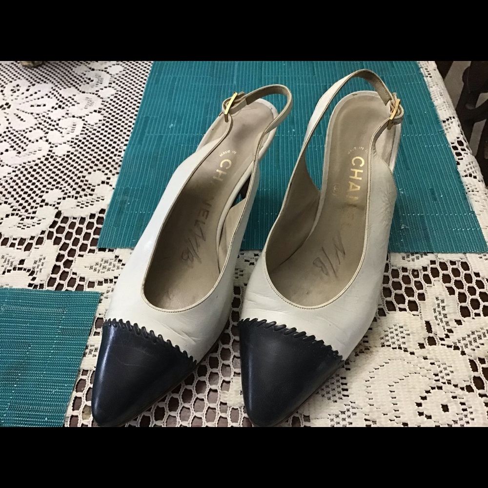 Chanel sling backs 6.5